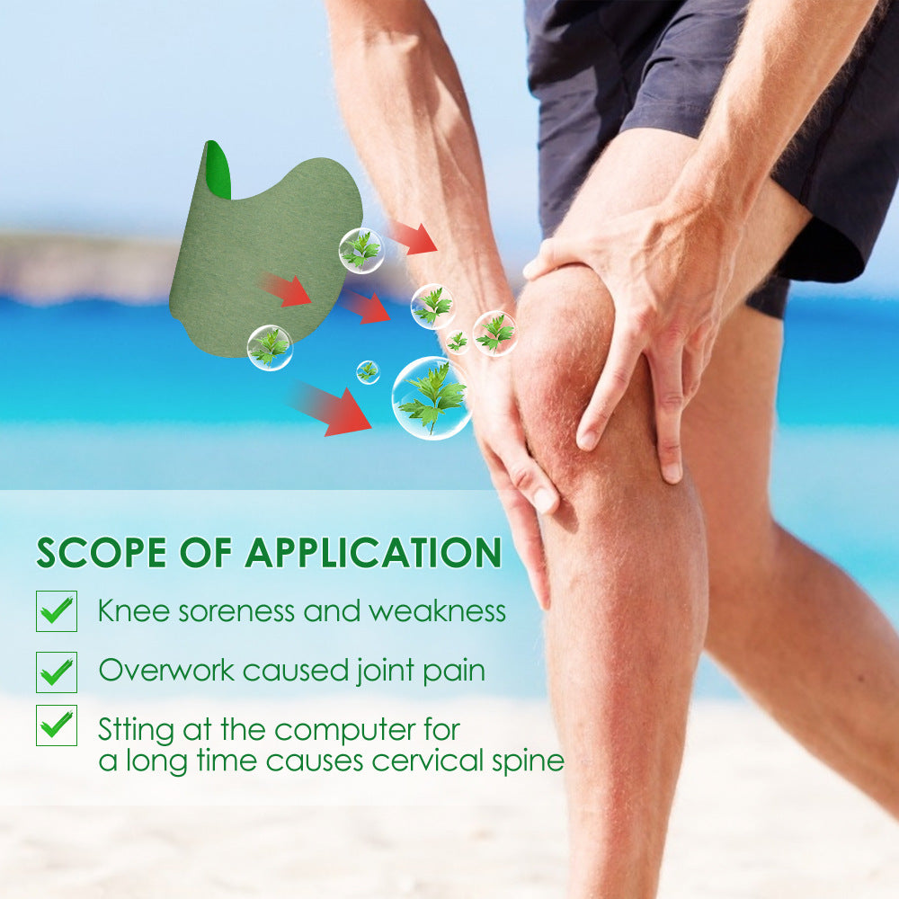 Herbal Knee Relief Plasters - Self-Heating 12pcs