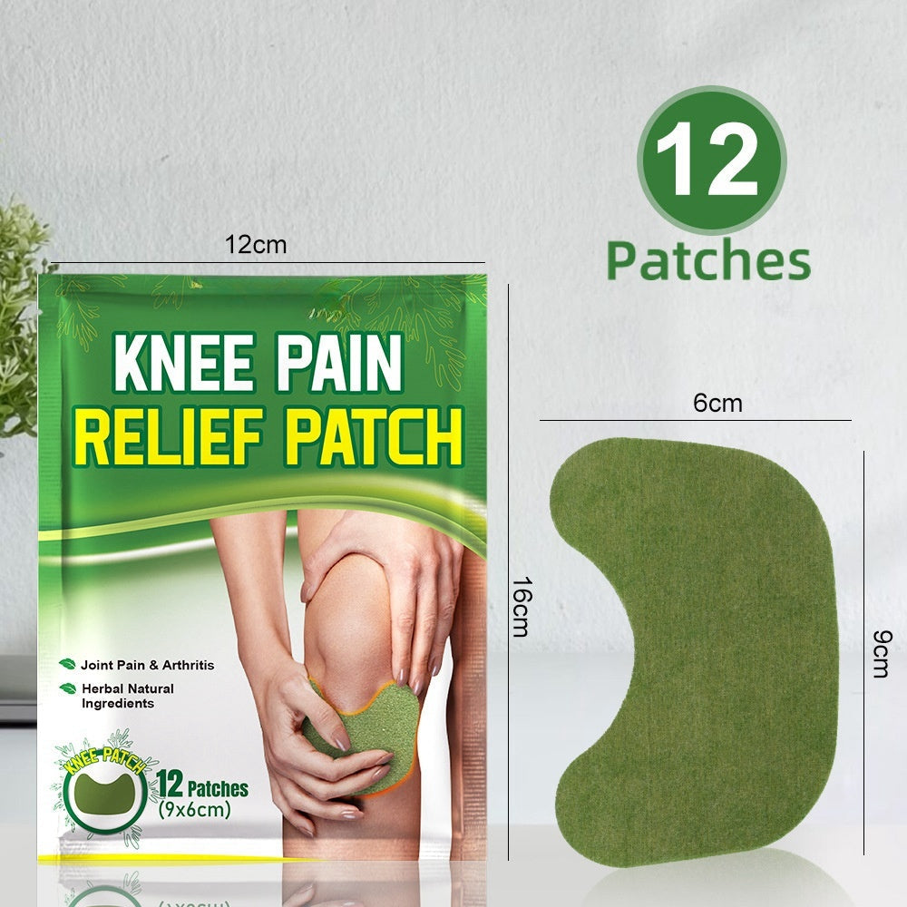 Herbal Knee Relief Plasters - Self-Heating 12pcs