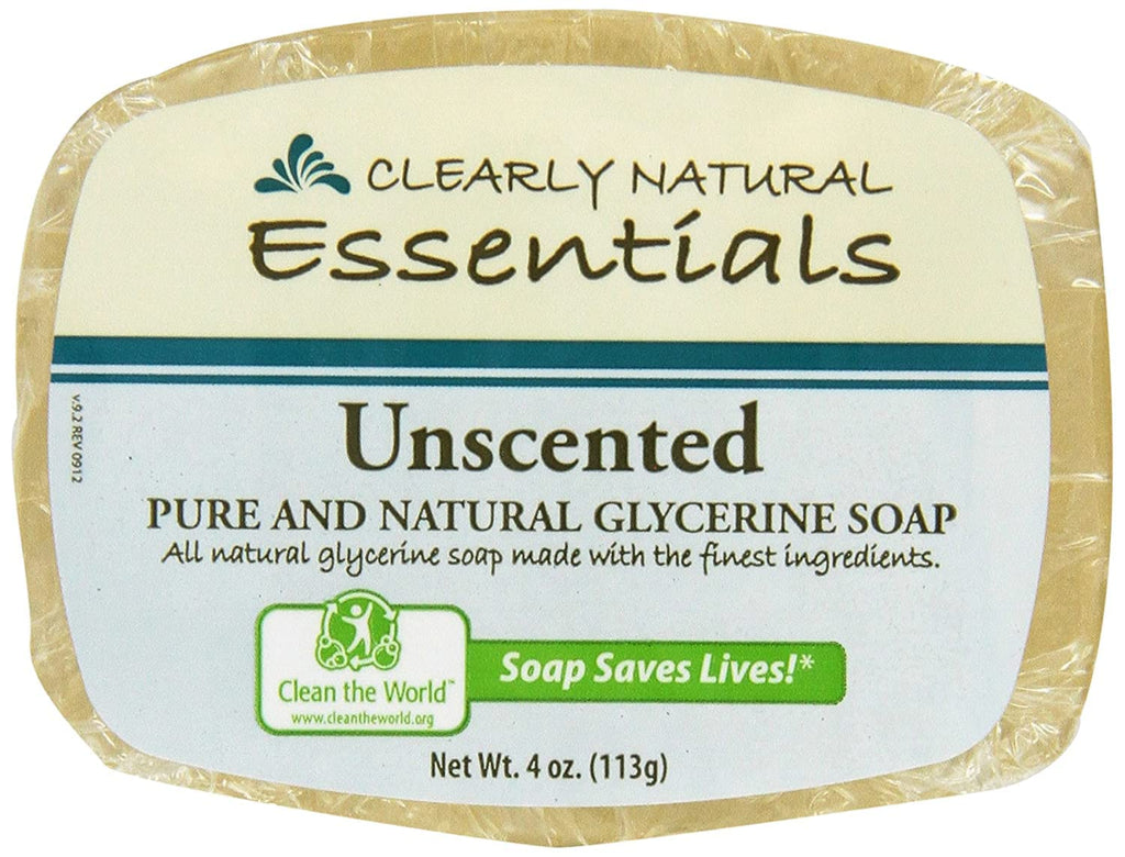 Pure Essence Glycerin Soap Unscented 4oz (6-Pack)
